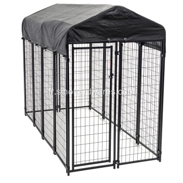 Cage pour chien en acier galvanisé